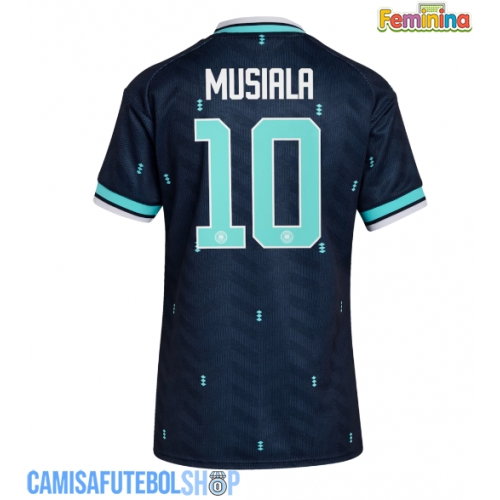 Camisa de time de futebol Alemanha Jamal Musiala #10 Replicas 2º Equipamento Feminina Mundo 2026 Manga Curta